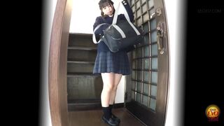 japanese student panty poop