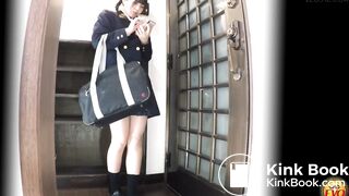japanese student panty poop