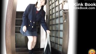 japanese student panty poop