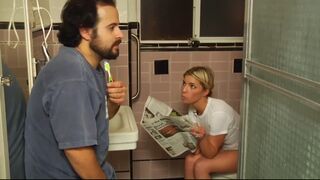 Sexy teen toilet farting and pooping - video 40