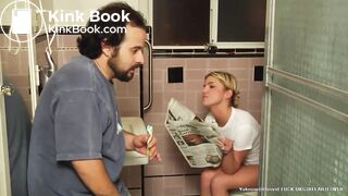Sexy teen toilet farting and pooping - video 40