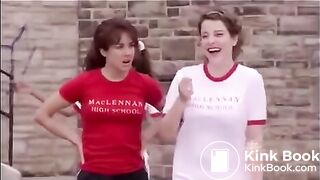 Chick poops her shorts playing soccer