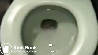 Girls Pooping in Toilet