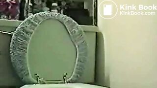 Girls Pooping in Toilet