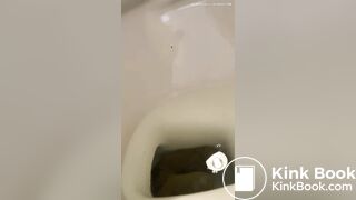 Clean thick poop