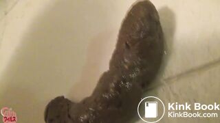 Asian girl self shot poop compilation part 2