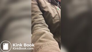 Sexy ebony poop on toilet