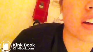 Vine woman poops on toilet 1