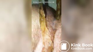 she had to shit and piss really badly