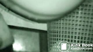 girl diarrhea in a public toilet