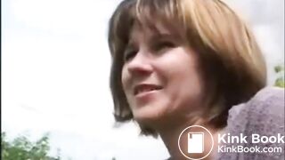 diarrhea girl outdoors