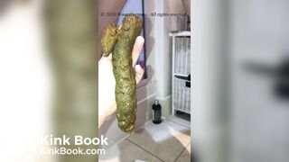 Holding Girlfriends Huge Turd