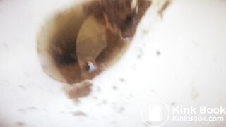 have a very sexy girl diarrhea in the airport toilet