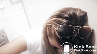 have a very sexy girl diarrhea in the airport toilet