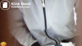 The girl in black cant hold her diarrhea