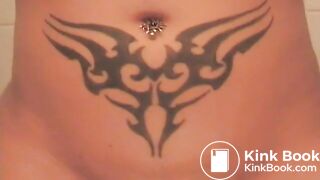 Three piles of soft poop