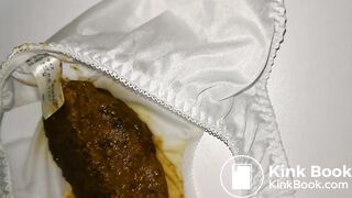 A LOVELY JAPAN WHITE FLOWER EMBROIDERY PANTY AFTER PLAYING