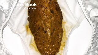 A LOVELY JAPAN WHITE FLOWER EMBROIDERY PANTY AFTER PLAYING