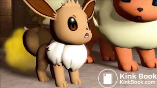 Eevee and Flareon