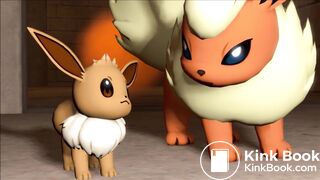 Eevee and Flareon