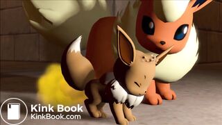 Eevee and Flareon
