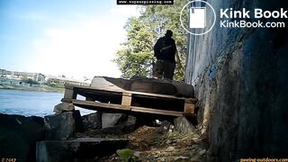 Girl Pooping At Festival