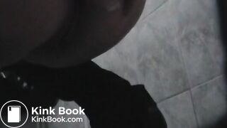 Vintage Scat Voyeur - Cute student in leather outfit