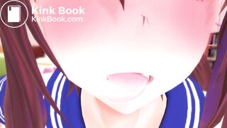 Results of Hikamo putting beer in her ass