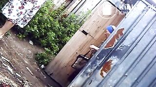 outdoors shitting unusual cleaning 034 (granny has diarrhea in panties)