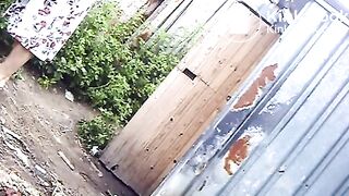 outdoors shitting unusual cleaning 034 (granny has diarrhea in panties)