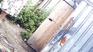 outdoors shitting unusual cleaning 034 (granny has diarrhea in panties)