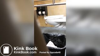 Girl poops in fitness center