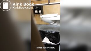 Girl poops in fitness center