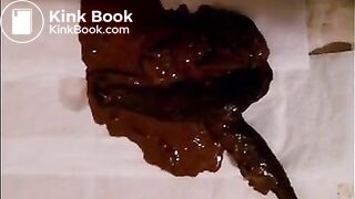 Ebony Diarrhea shit