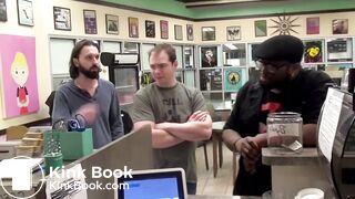 Girl has diarrhea at a coffee shop