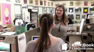 Girl has diarrhea at a coffee shop