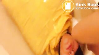 Chinese Mistress shit and white socks