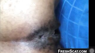 Ebony scat wet pussy