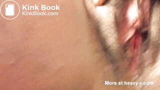 Ebony Close up Creamy pussy Scat & Piss