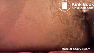 Ebony Close up Creamy pussy Scat & Piss