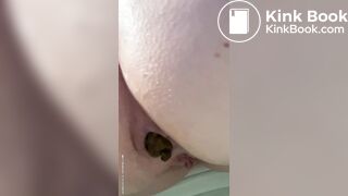 Butthole stretching turds