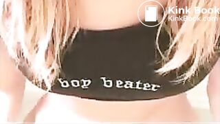 Amazing teen pisses and shits two time