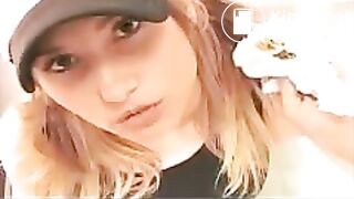 Amazing teen pisses and shits two time