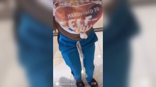 Girl friends panty poop