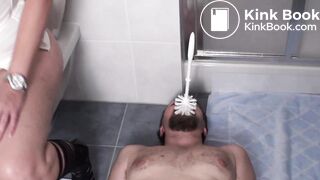 eat her shitty toilet paper