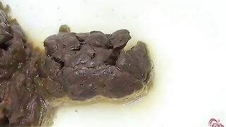 sexy asian toilet poop