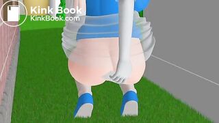 ANIME PRINCESS SHITS IN ALLEY