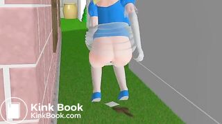 ANIME PRINCESS SHITS IN ALLEY