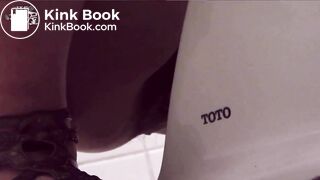 japanese toilet porn t-019 (chubby japan girl drops HUGE turd)