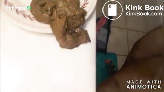 Ebony bbw scat compilation